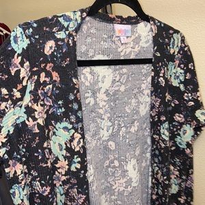 LulaRoe floral duster.